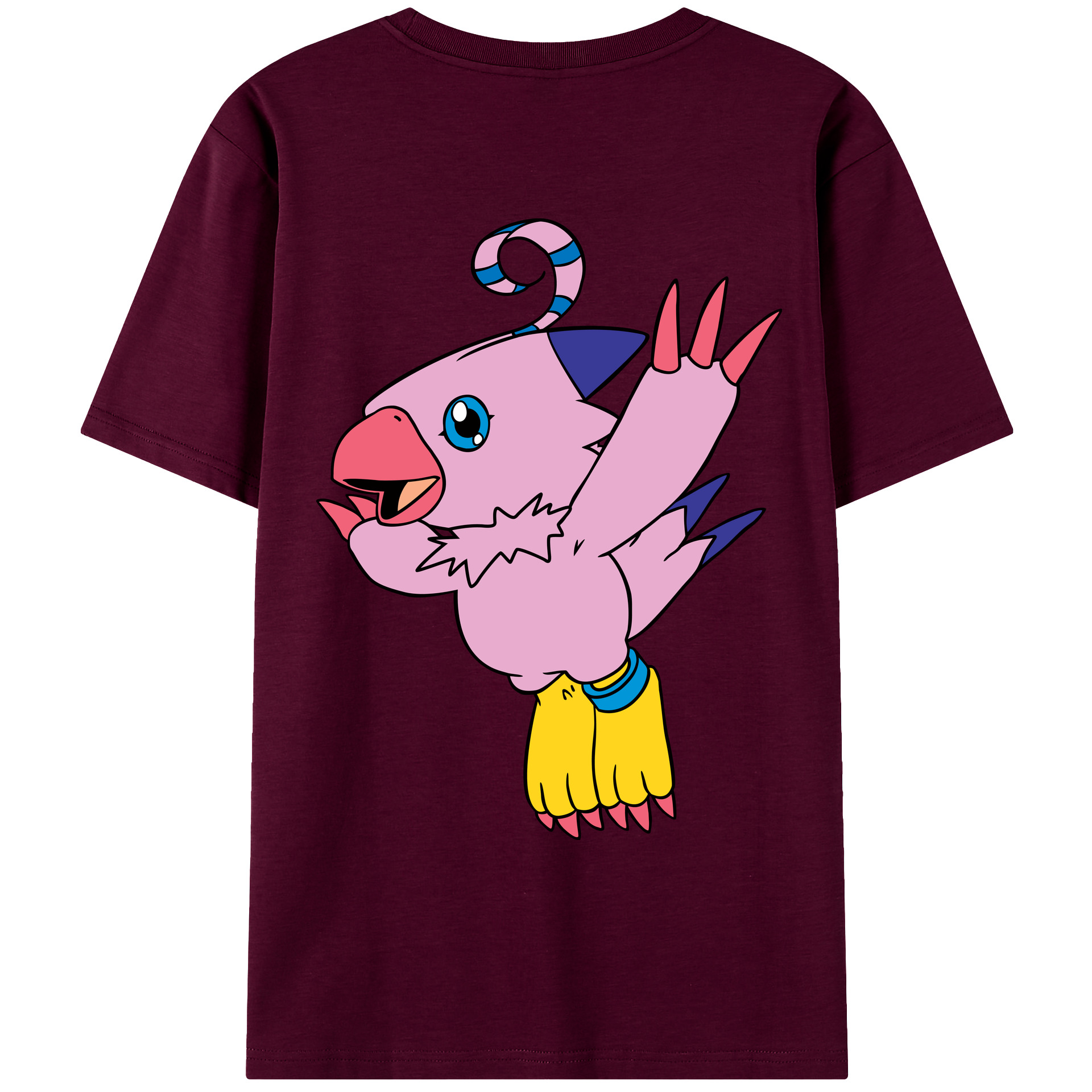 （画像用） Digimon デジタルモンスター/デジモン レディース半袖Tシャツ(バックプリント)